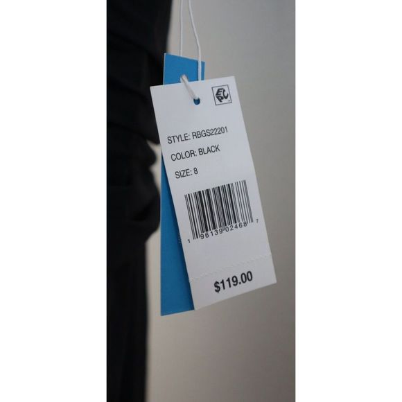 Bleu Rod Beattie Womens Sz 8 Black Glam Stand Empire Mio One Piece Swimsuit $119 - Picture 4 of 11